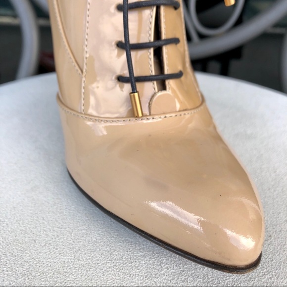 Bally Germena Patent Leather Lace Up Ankle Bootie - Picture 13 of 16